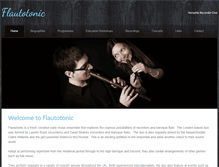 Tablet Screenshot of flautotonic.com